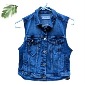 Mango Vest Denim Jean vest XXS